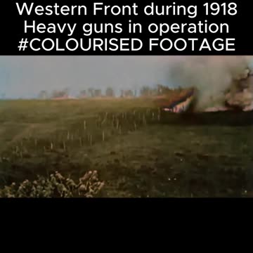 British Artillery In Flanders 1918