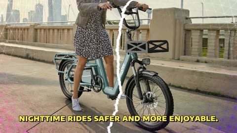 ONESPORT OT01 Electric Cargo Bike 650W Motor 48V 27Ah Battery 20*2.6-inch Tire E-Bike
