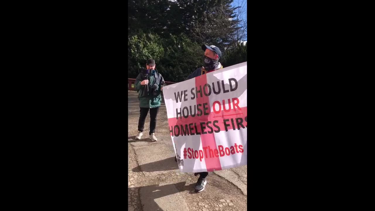 Britannia House HQ Protest