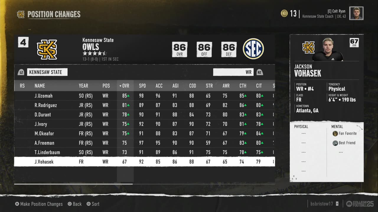 S5 Preview Kennesaw State Recruiting and Roster!