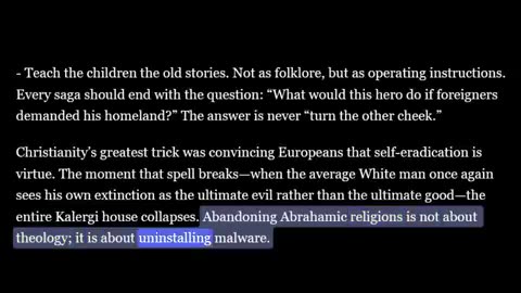 Abrahamic Religions VS European Heritage