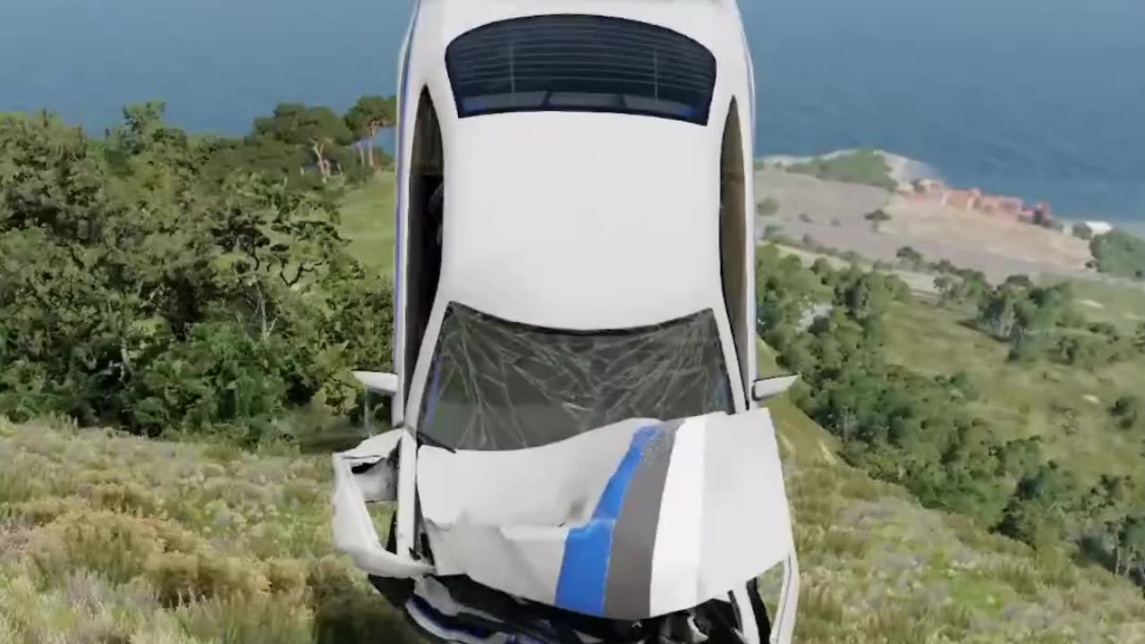 Cars VS Cliffs Part 2 - BeamNG.drive #beamng_drive #bngdrive #beamngdrive #beamngexperiments