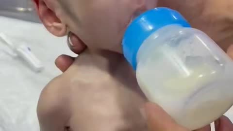 New born baby Feeding