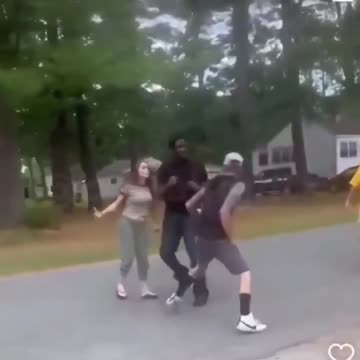 Skinny White boy knocks out black man in one punch.