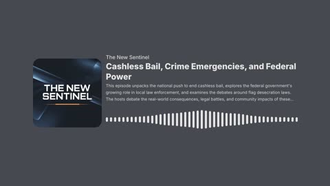 Cashless Bail, Crime Emergencies, and Federal Power