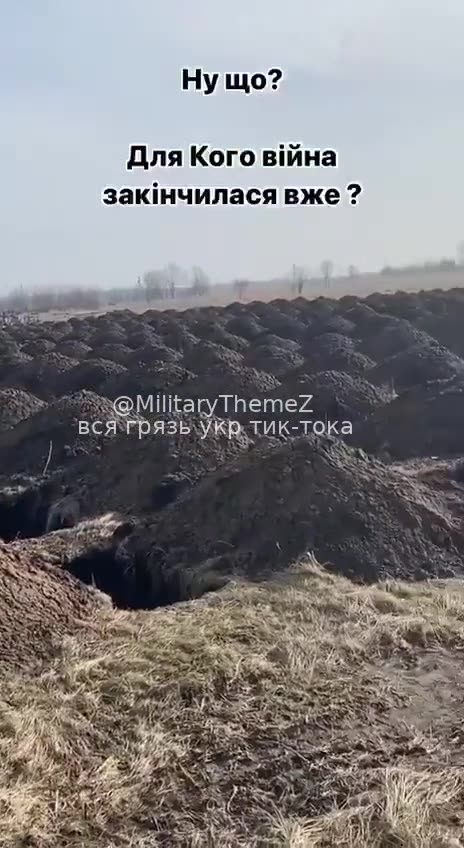 Instead of digging trenches, Ukraine is digging graves