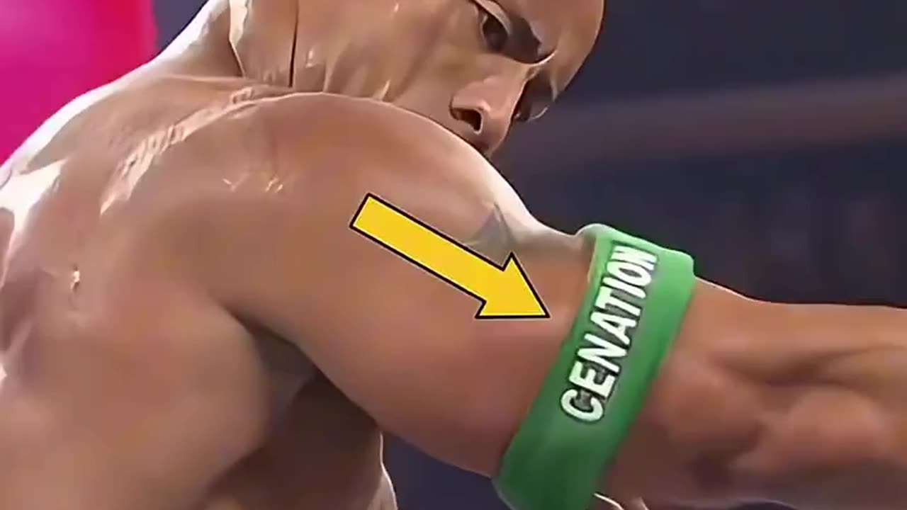 John Cena Have Bigger Biceps Than Rock 💪☠️