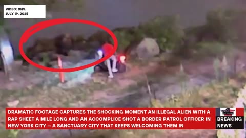 Dramatic Footage From Sanctuary City Shooting: Illegal Alien ATTACKED Border Agent in NYC