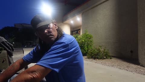 "No Identity" is 66 and Says he is homeless due to the Law Enforcement