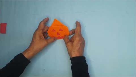 How to Make a Paper Pumpkin | Easy Halloween Origami Craft