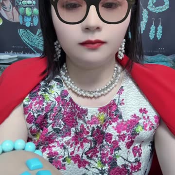 20250718-10 Natural Sterling Treatment Turquoise Cabochon:Hidden on Fingertip