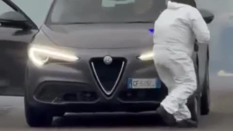 Armed robbers blow up money van in Italy in broad daylight