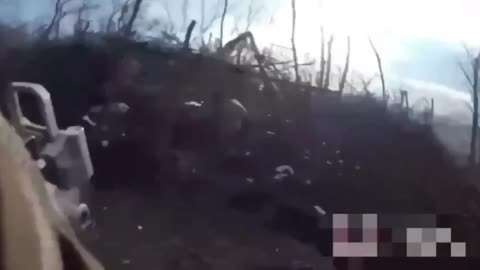 Helmet Cam: American Mercenary Hit by an FPV