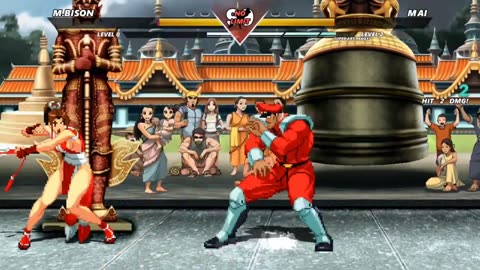 M BISON vs MAI SHIRANUI- (Hardest AI)