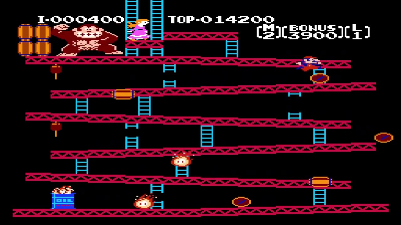 Donkey Kong Japan Game B Level 1