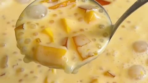 Cool. Creamy. Mango Sagoo. | @London Life