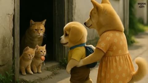 Baby Puppy Couldn’t Afford a Cycle… Watch What His Parents Did For Him Ginger’s Big