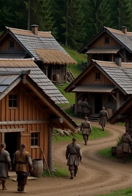 The Northern Timber Village, AI Video