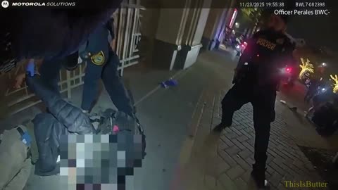 Bodycam shoes the fatal shooting after man slashes Houston police officer face with a knife