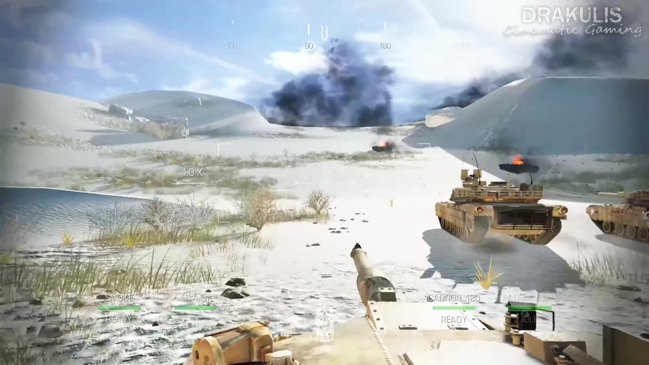 M1A2 Abrams Tank Battle On Atacama Desert - Call of Duty Ghosts - Part16 - 4K