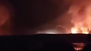 Real Time Bomb Dropping in Iran
