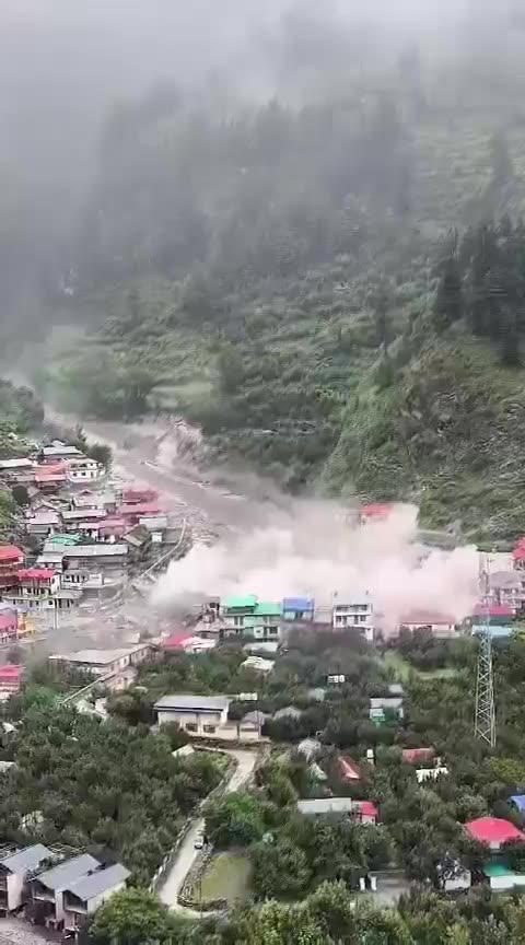Severe flash floods strike Uttarkashi, India, sweeping away numerous villagers.