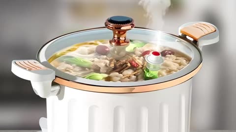 8L Multi-Functional Enamel Micro Pressure Pot