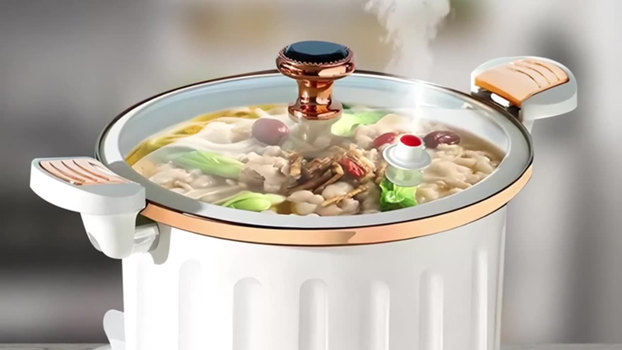 8L Multi-Functional Enamel Micro Pressure Pot