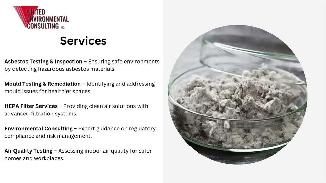 United Environmental Consulting Inc. – Ensuring Air Safety with HEPA Filter Services