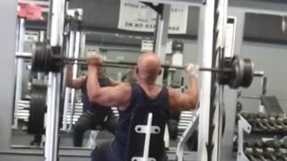 72 YO Bodybuilder - Heavy Shoulder Day