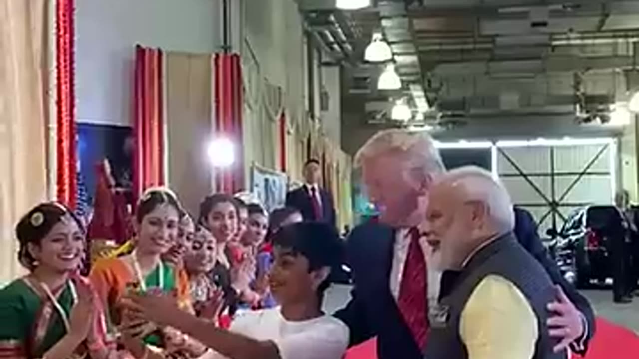 PM Modi & President Trump interacted with a group of youngsters