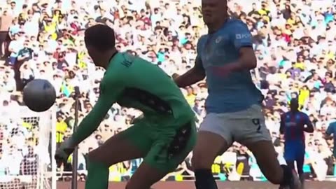 Dean Henderson got away with this handball outside of the box