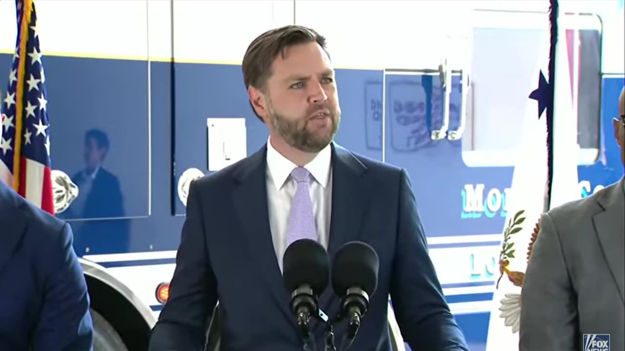 VP Vance delivers remarks in Los Angeles