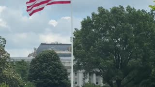 The new flag has been officially raised at the White House.