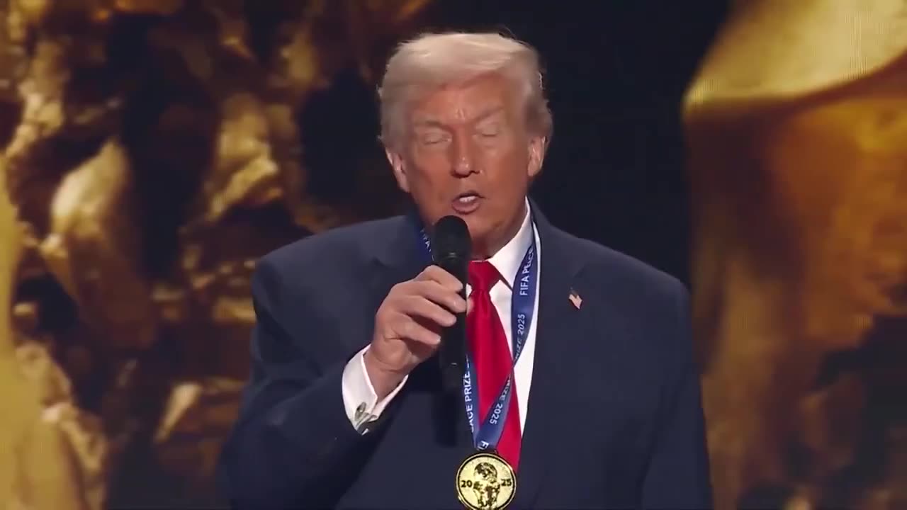 President on the reception of the first FIFA Peace Prize