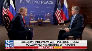 Trump's exclusive interview with Sean Hannity on Fox News immediately following today's historic Alaska Summit