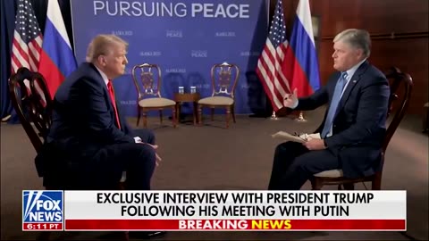 Trump's exclusive interview with Sean Hannity on Fox News immediately following today's historic Alaska Summit 