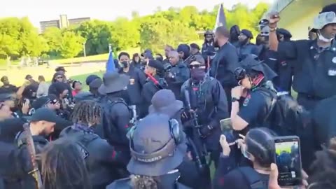 negro militia wants a war with White people