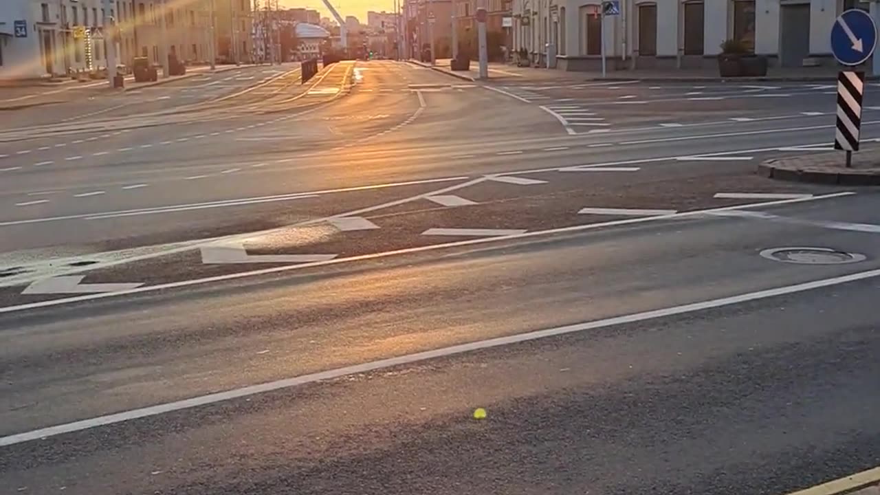 Early morning in Minsk