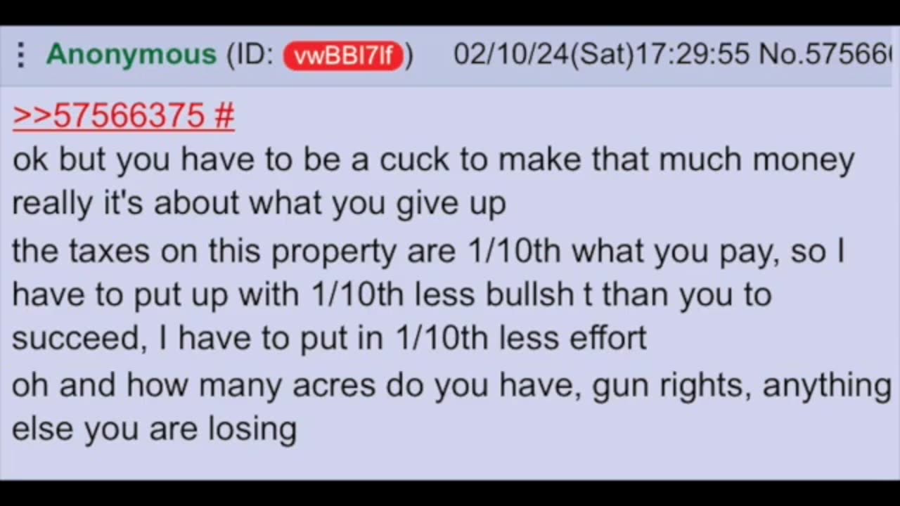 Why Haven't You Decided to Be a Free Man? - 4Chan Greentext Story