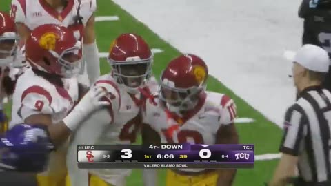 US Sports Football Feat. TCU Vs USC Alamo Bowl Highlights (Incredible Game!)