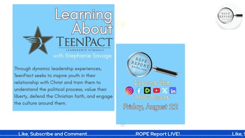 Learning About TeenPact With OK State Coordinator Stephanie Savage