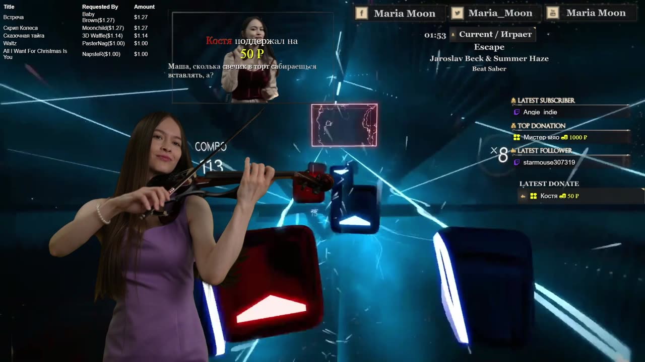 🎻 "Escape" – Violin in the Rhythm of Dance! (Beat Saber Cover) | Jaroslav Beck & Summer Haze 🎶