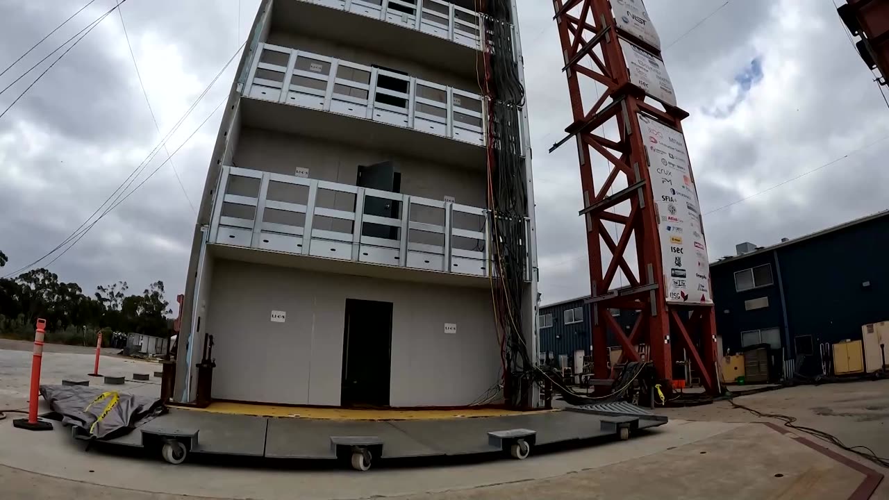 Researchers simulate earthquakes on 10-storey building in California
