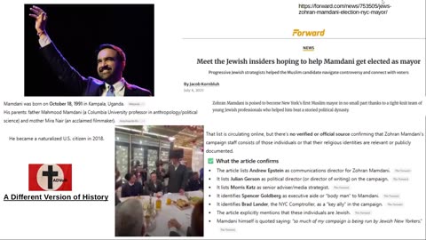 Is the foreign born "elected" NYC Mayor Zohran Mamdani jewish?