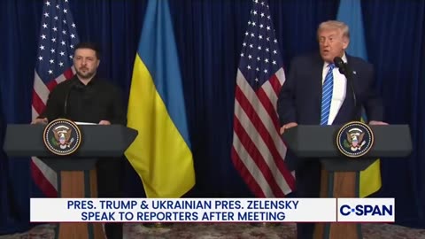 Trump Speaks After Meeting With Zelensky
