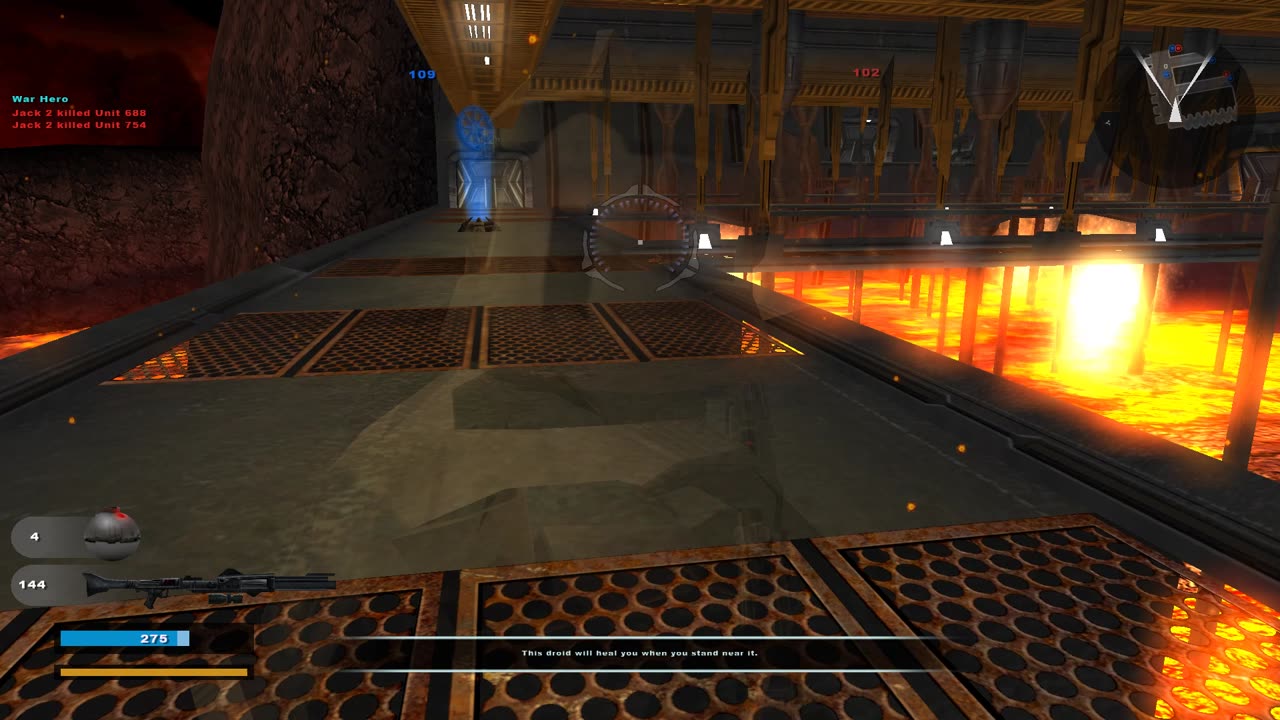SWBF2 2005: Instant Action Conquest Mustafar Republic Gameplay