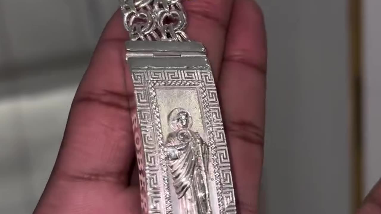 Custom Name Engraved Silver Chino Bracelet