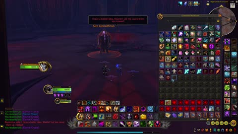 World of Warcraft Shadowlands Sire Denathrius Boss
