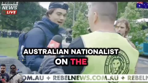 IDF jew lectures White Aussie on patriotism to push kosher-con anti-White grift